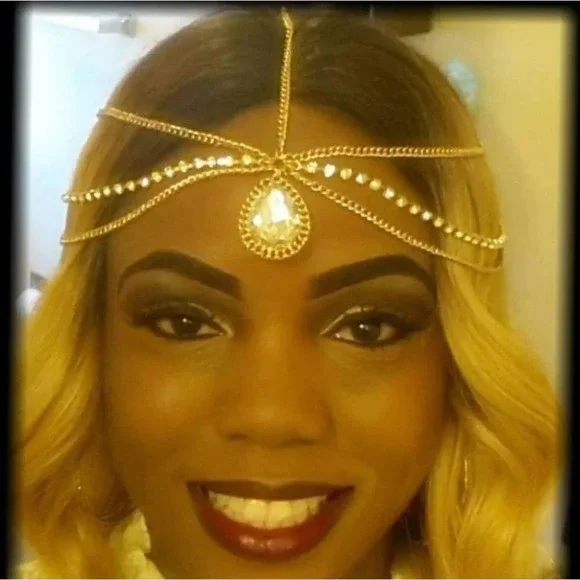 Fashion Multi Layer Head Chain Accessory - Picture 3 of 4